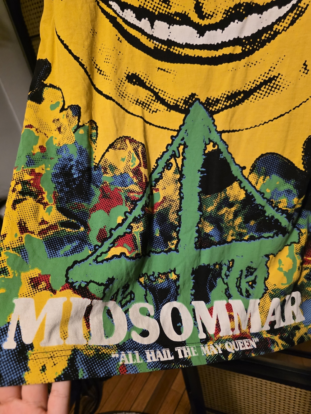Midsommar May Queen Full Screenprint Tee - Picture 4 of 6